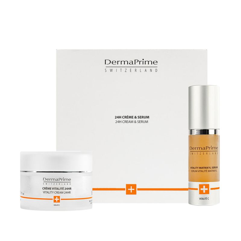Beauty Box Vitalité - Crème 24h & Serum - Dermaprime